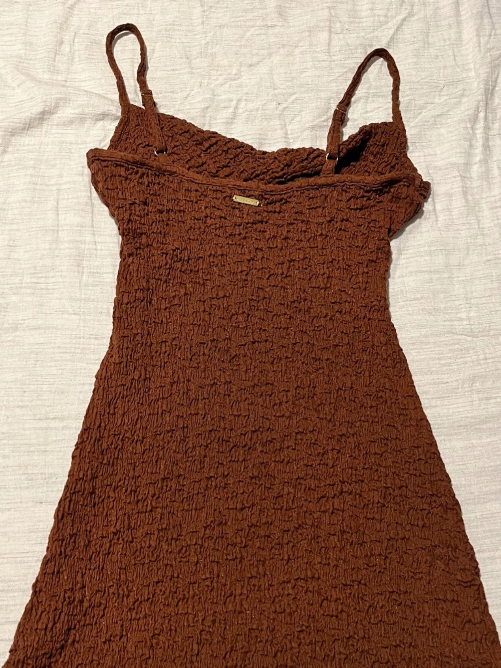 Billabong Flower Hour Cutout Dress Brown - Picture 5 of 6